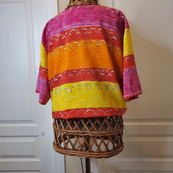 Ladies Colorful plus size blouse - Picture 9 of 12